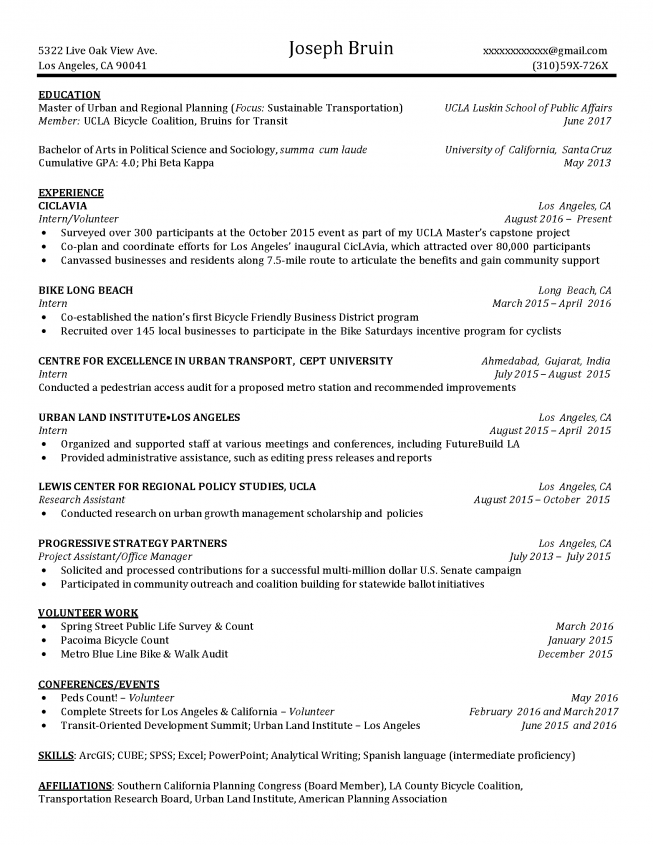 ucla career center resume review