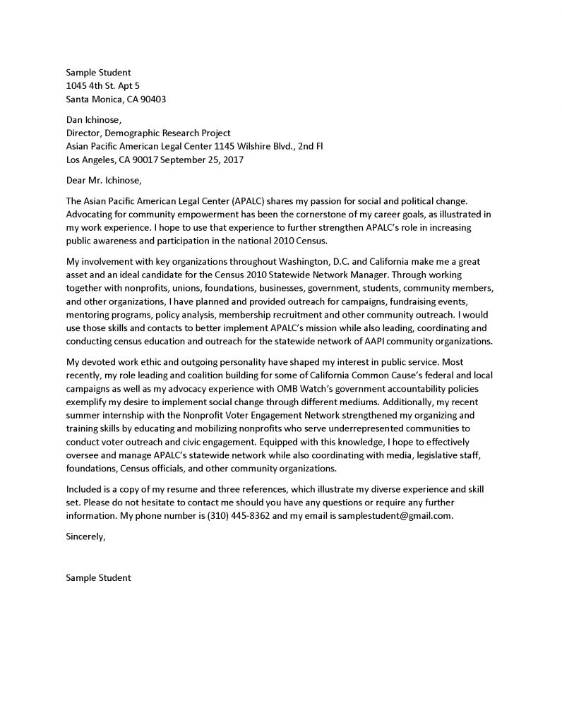 Cover Letter For Congressional Internship from luskin.ucla.edu