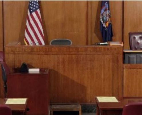 Image of US courtroom
