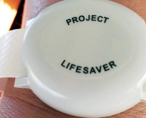 Image of LA Found electronic tracking bracelet