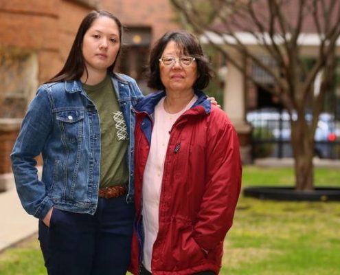 image of mother and daughter, Mary and Lisa Doi, who are featured in the article