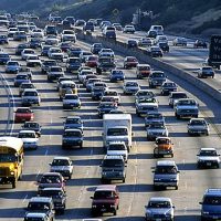 image of traffic in Southern California