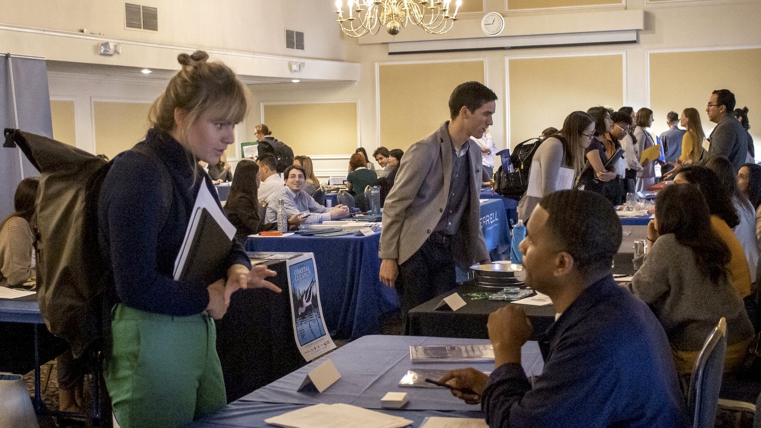 Making Connections at Fall Internship Fair