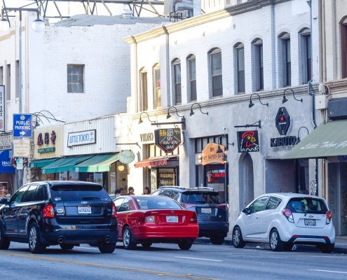 Image of 1st Street in little Tokyo
