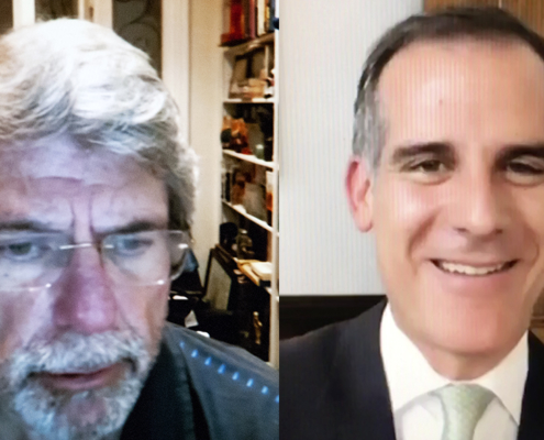 Zev Yaroslavsky and Eric Garcetti