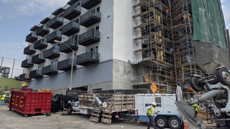Large building under construction