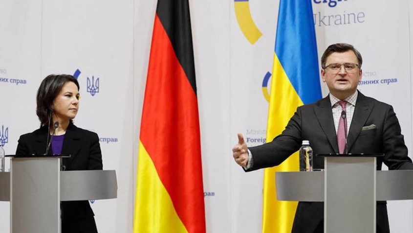 German and Ukrainian foreign ministers