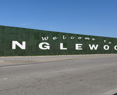 Welcome to Inglewood sign