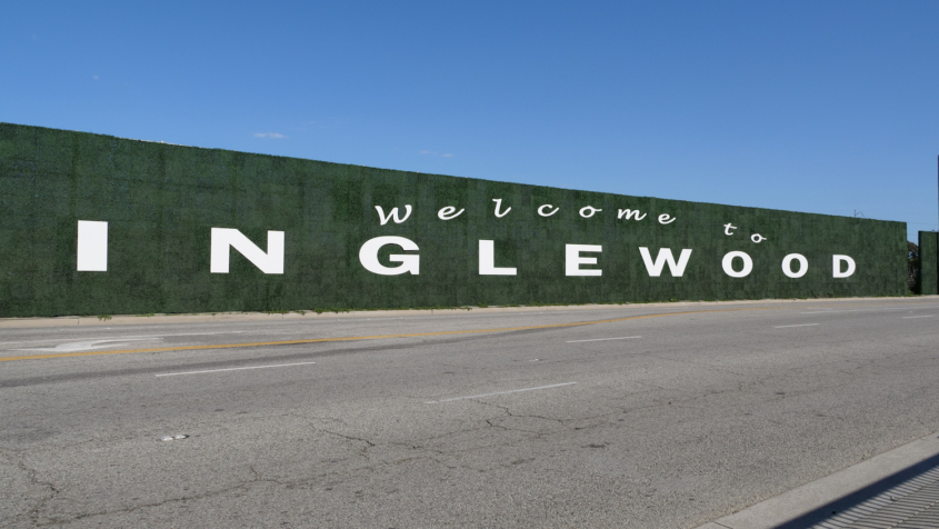 Welcome to Inglewood sign