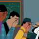 illustration of teachers in distress