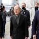 Three leaders of German Ampelkoalition walk side by side