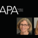 Planning Association journal logo and headshots of two women