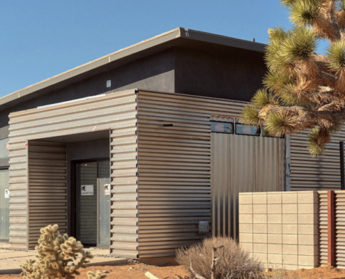 new home built in desert