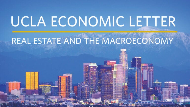 newsletter nameplate shows wide view of Los Angeles skyline