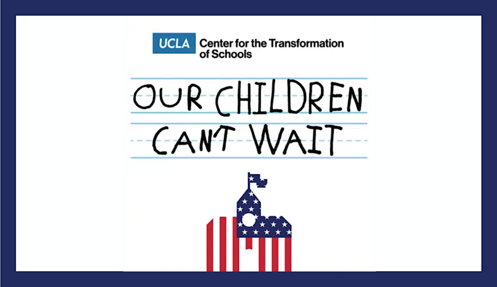 book cover "Our Children Can't Wait"