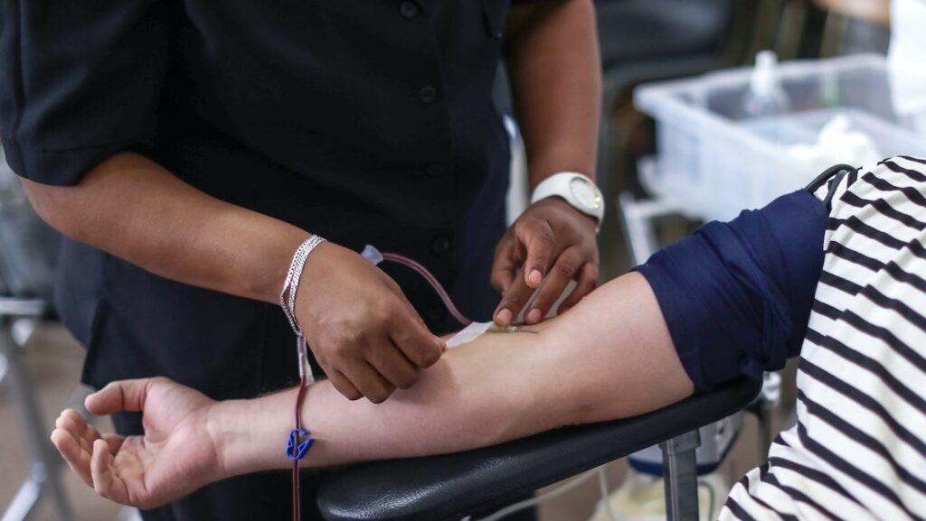 blood draw from arm