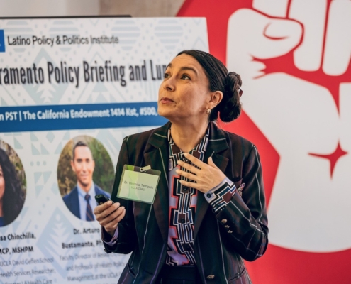 Woman speaking
