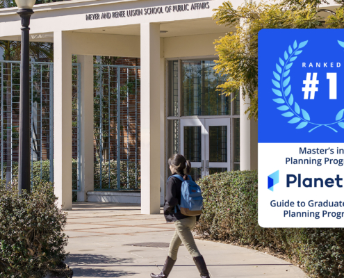 Planetizen logo and front of building