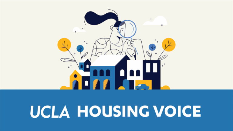 podcast logo with sketch of housing