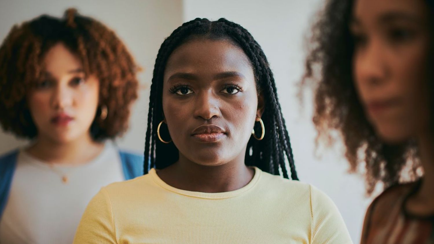 three young Black women