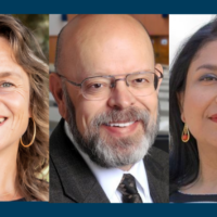 headshots of three women and a man