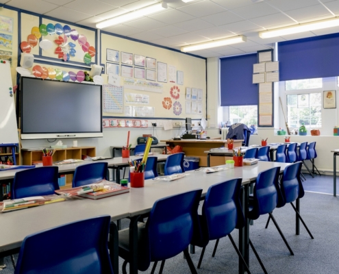 Colorful classroom