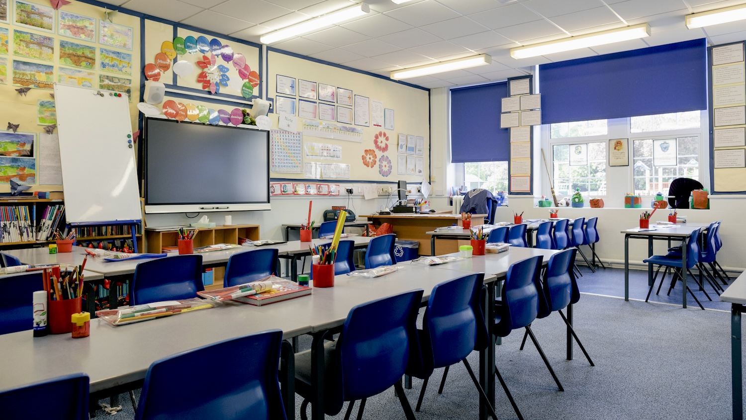 Colorful classroom