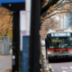 city bus on street