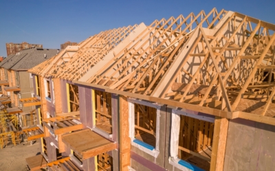 Wood framing of house construction