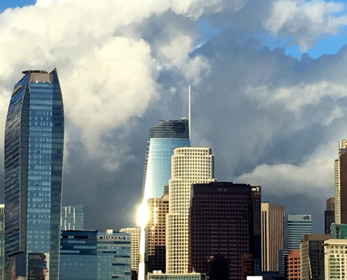 image of downtown Los Angeles skyline