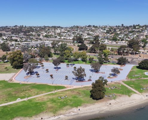 photo of parking lot