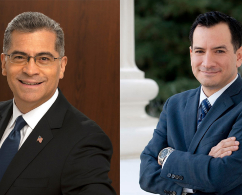 image of Xavier Becerra and Anthony Rendon.