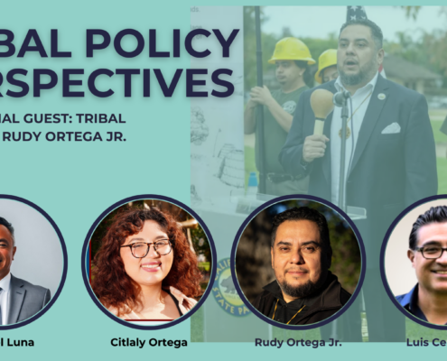 Tribal President Rudy Ortega Jr. visit UCLA Luskin as special guest