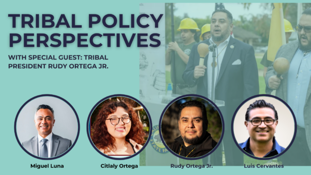 Tribal President Rudy Ortega Jr. visit UCLA Luskin as special guest