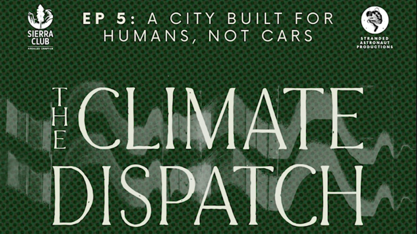 Climate Dispatch podcast logo.