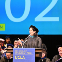 Website Slider Headliner Stories2 Nathalie Rayes MPP '99 addresses the UCLA Luskin class of 2025.