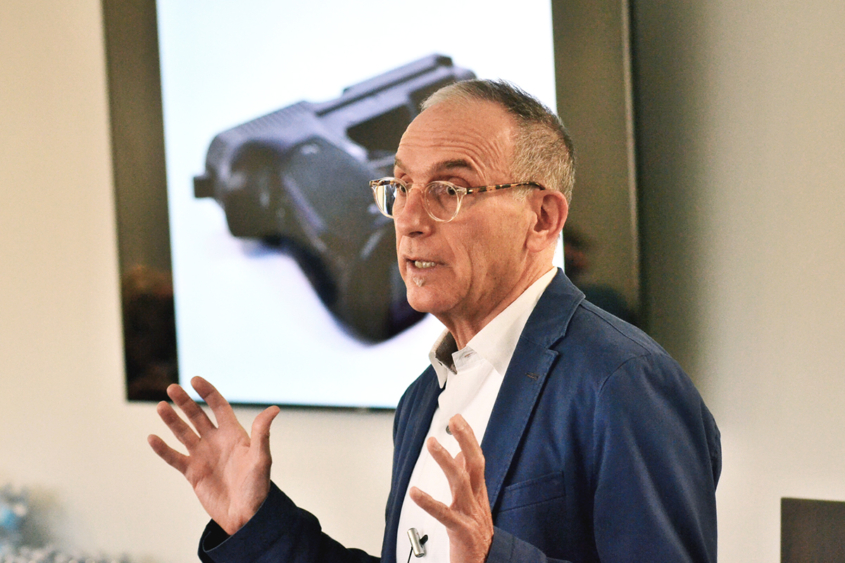 Professor Mark Kaplan speaking