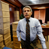 Zev YAroslavsky Zev Yaroslavsky, a former member of the Los Angeles County Board of Supervisors, in his then-office in 2014. (Los Angeles Times)
