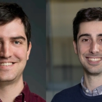 MPP New Faculty Announcement Website Header Headshot of new assistant professor Isaac Opper and on the right a headshot of new assistant professor Carlo Medici.