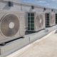large air conditioning units on building rooftop