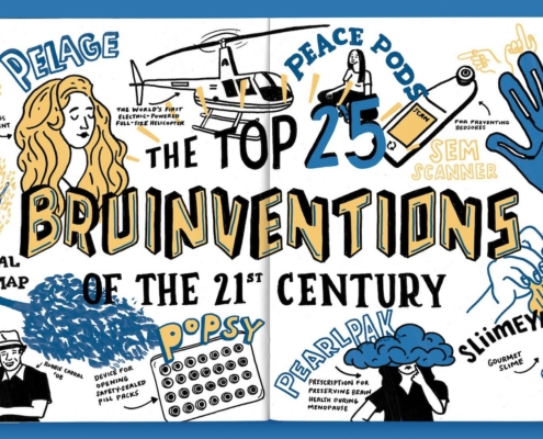 graphic treatment of various inventions