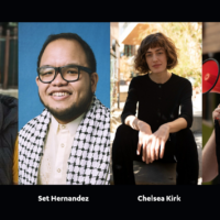 2026 Activists in Residence box with four headshots