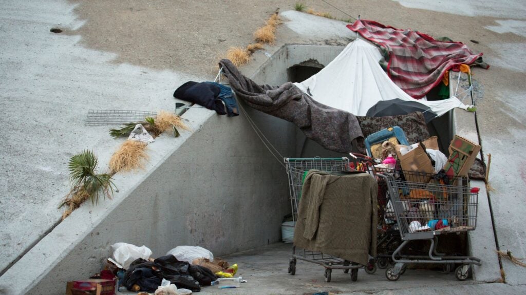 homeless encampment