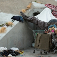 homeless encampment