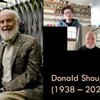 Portrait of Donald Shoup on the left with a screen capture of the 3 panelists (host of MIT Mobility Forum, Brian Taylor, and author Daniel Heiss) during their panel discussion on recent episode of the MIT Mobility Forum.