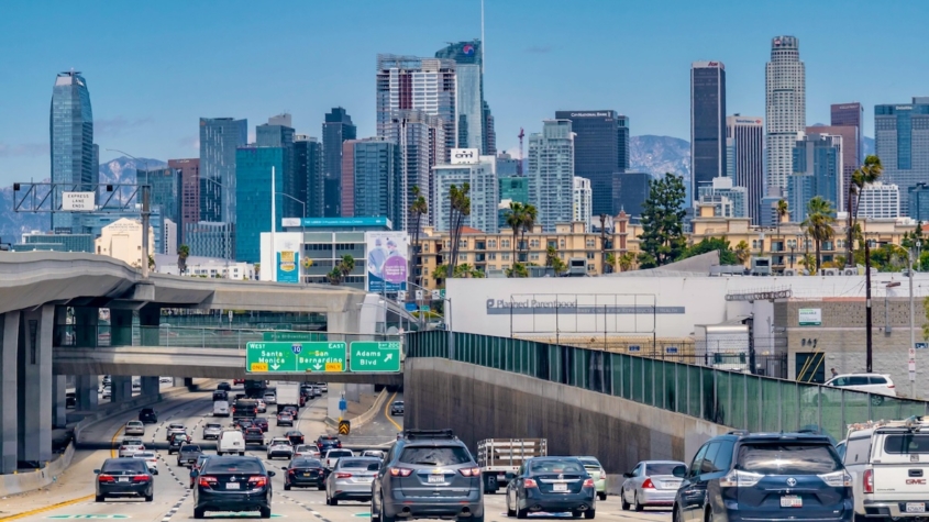 Traffic in LA.