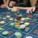 Game at a casino.