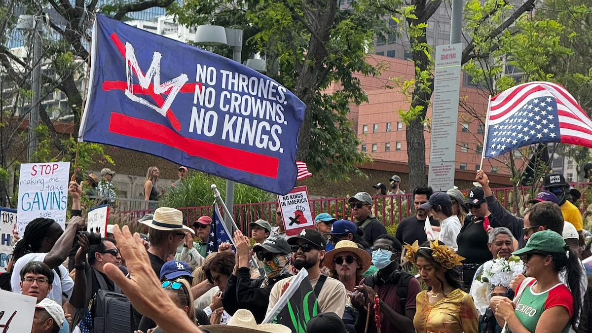Demonstration in Los Angeles.