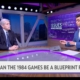 Zev Yaroslavsky apearing on “Inside the Issues“ news segment with Amrit Singh on Spectrum News 1. They sit across from each other on the tv news set.