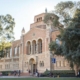 Iconic building of UCLA financial aid